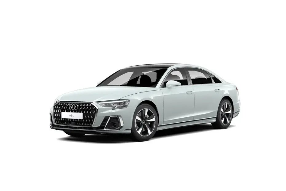 Audi A8 L Glacier White Metallic
