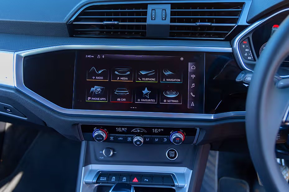 Audi Q3 Infotainment System Main Menu