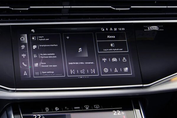 Audi Q8 2024 Infotainment System Main Menu