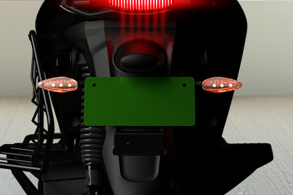 BGauss RUV 350 Number Plate View