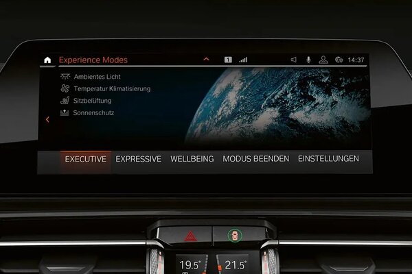 BMW 8 Series Infotainment System Main Menu