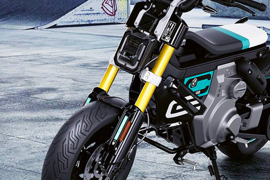 BMW CE-02 Mudguard And Suspensions View