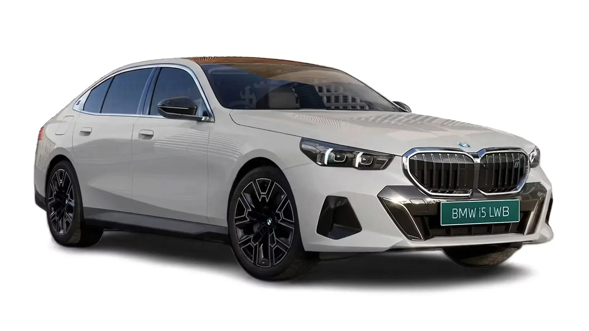 BMW i5 LWB Mineral White Metallic