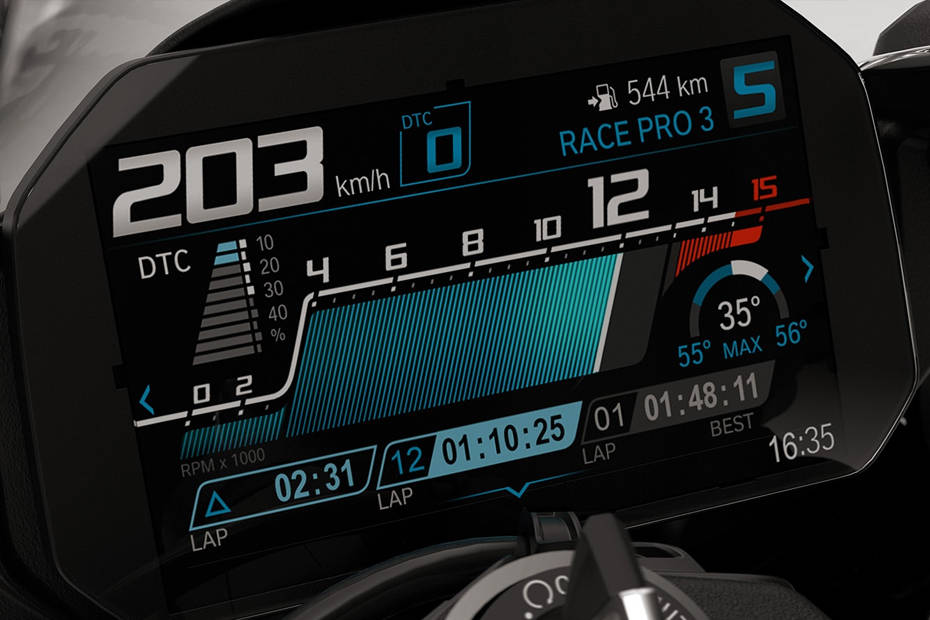 BMW S 1000 RR Speedometer View