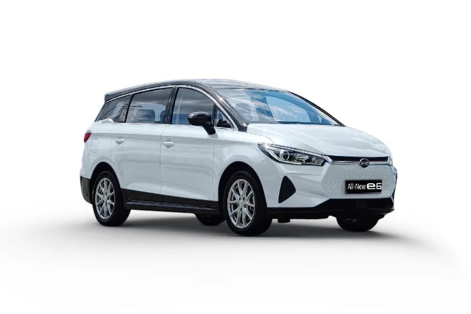 BYD e6 Crystal White Black Roof