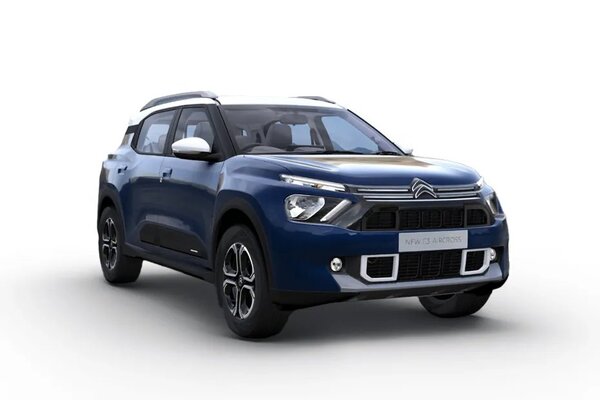 Citroen Aircross Cosmo Blue With Polar White