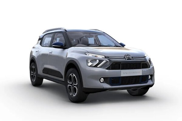 Citroen Aircross Steel Grey With Cosmo Blue