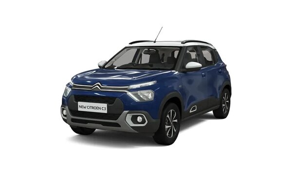 Citroen C3 Cosmo Blue With Polar White