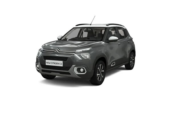 Citroen C3 Platinum Grey With Polar White