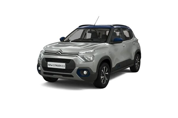 Citroen C3 Steel Grey With Cosmo Blue