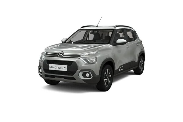Citroen C3 Steel Grey With Polar White