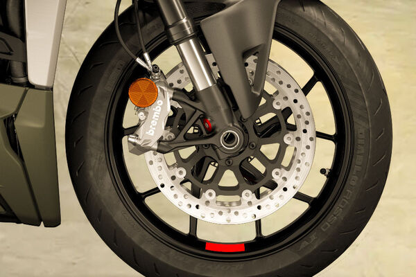 Ducati Streetfighter V2 Front Wheel View