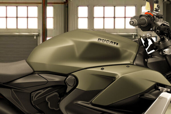 Ducati Streetfighter V2 Fuel Tank View