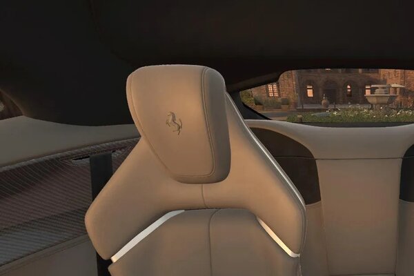 Ferrari Purosangue SUV Seat Headrest