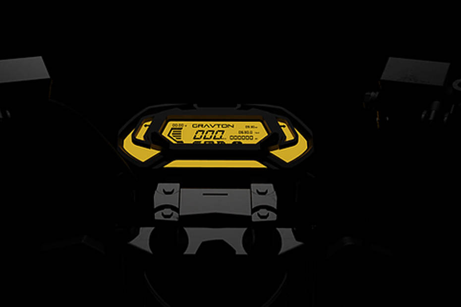 Gravton Motors Quanta Speedometer View