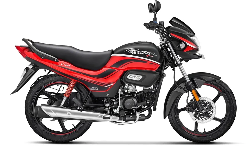 Hero Passion Plus Sports Red Black