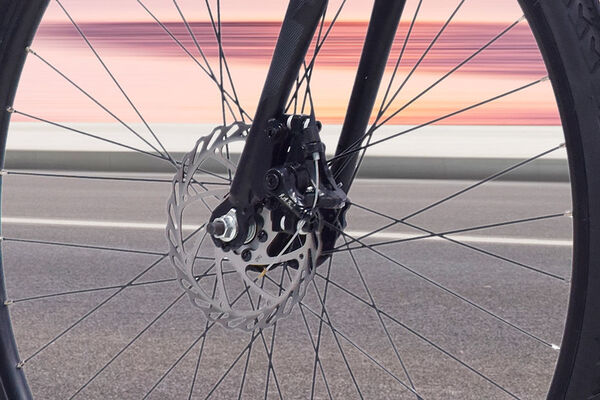 Hero Lectro H3 Front Wheel View