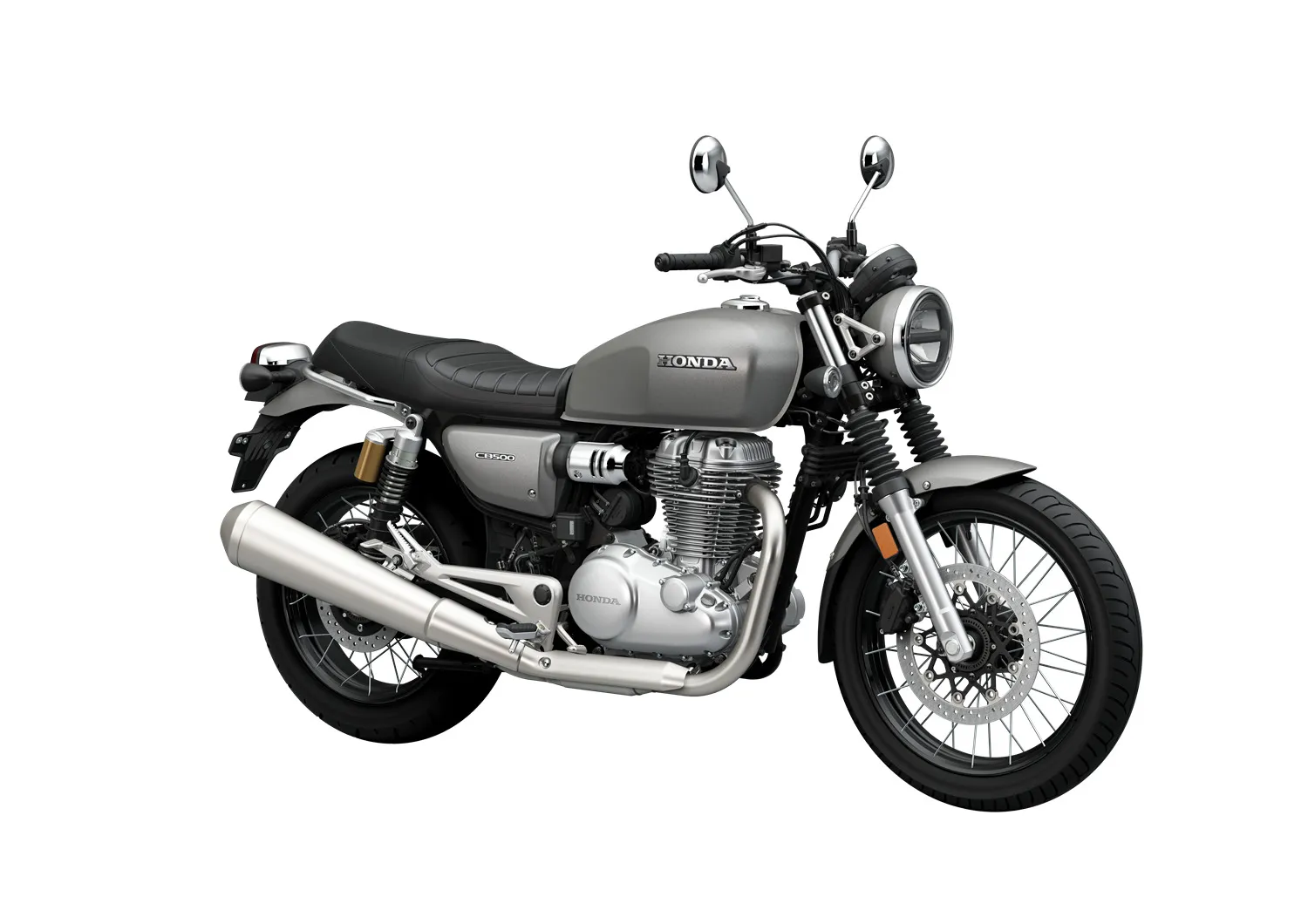 Honda CB 500 Mat Steel Silver Metallic