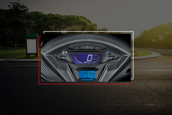 Honda Grazia Speedometer View