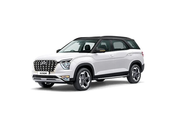 Hyundai Alcazar [2021-2024] Atlas White With Abyss Black