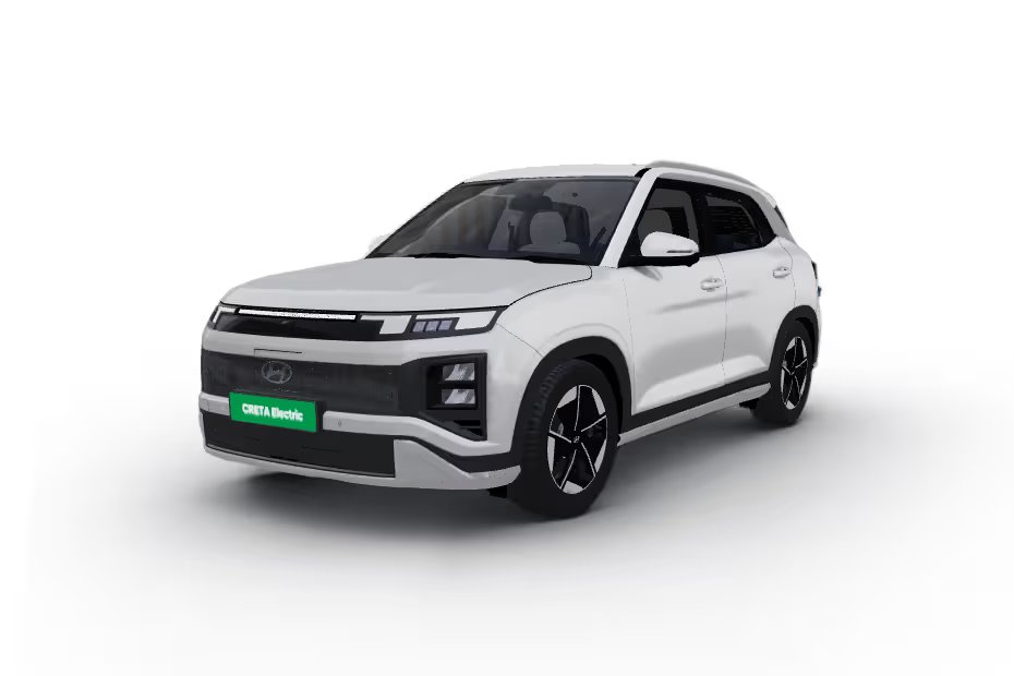 Hyundai Creta EV Atlas White Metallic