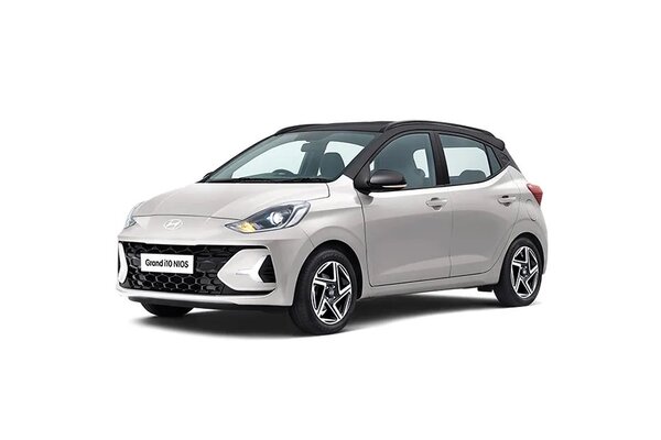 Hyundai Grand i10 Nios Atlas White With Black Roof