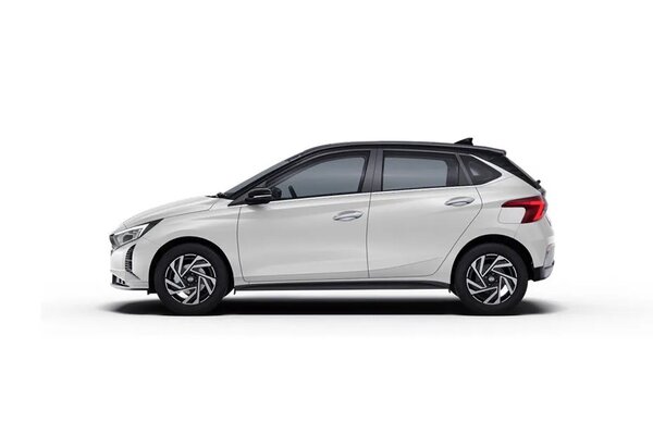 Hyundai i20 Atlas White With Abyss Black