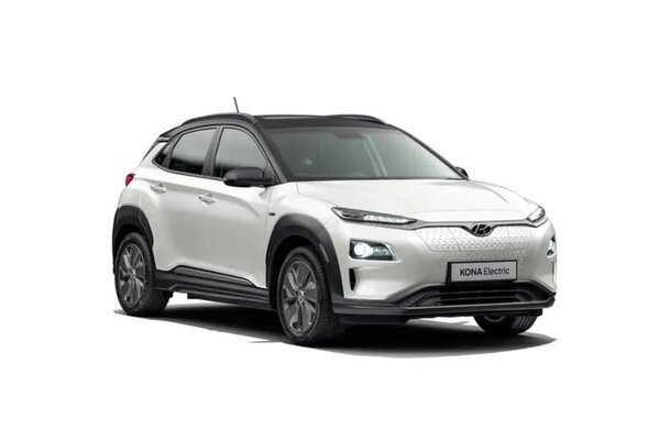Hyundai Kona Electric Atlas White With Abyss Black
