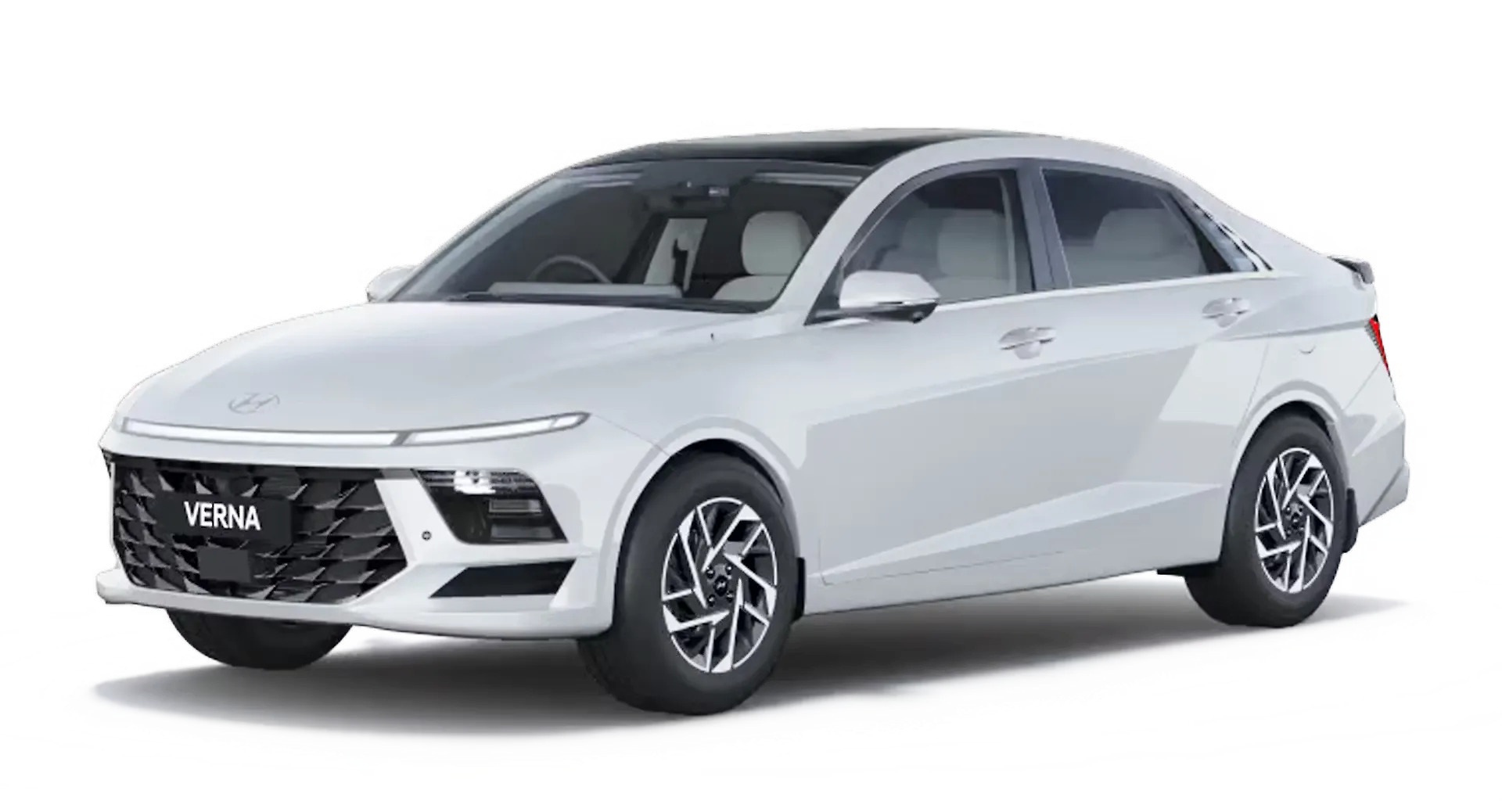 Hyundai Verna Atlas White With Black Roof