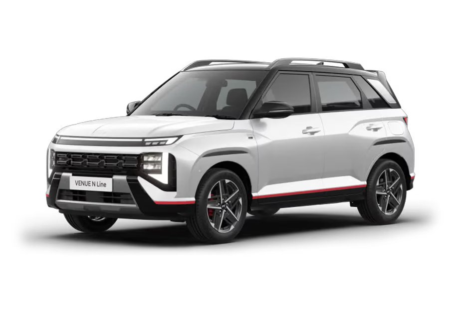 Hyundai Venue N Line Atlas White With Abyss Black
