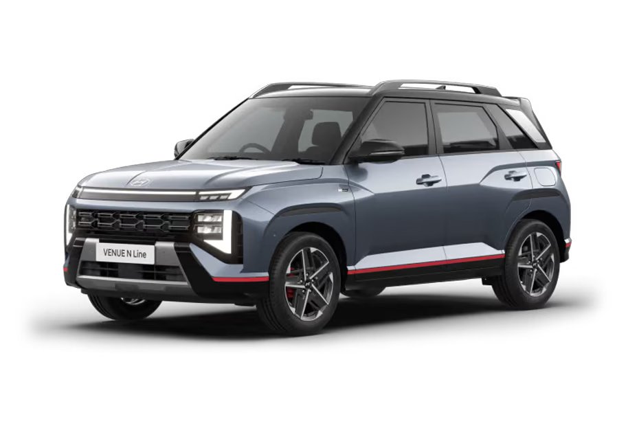 Hyundai Venue N Line Hazel Blue With Abyss Black Roof