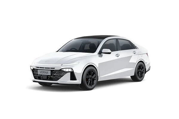 Hyundai Verna [2023-2026] Atlas White With Black Roof