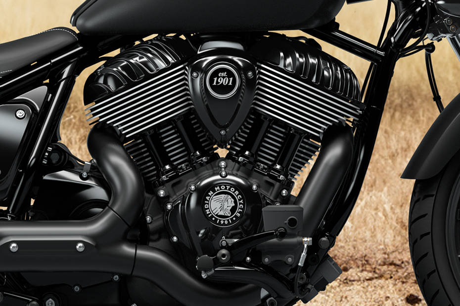 Indian Chief Dark Horse Engine View