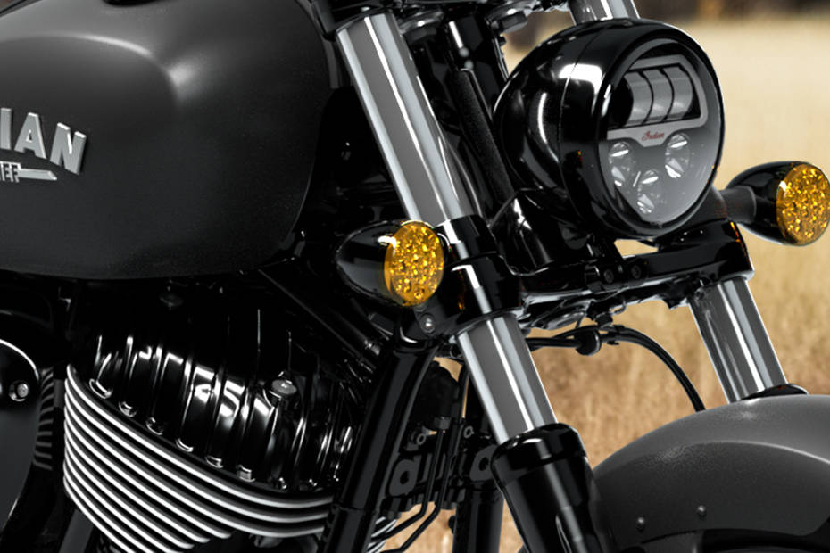 Indian Chief Dark Horse Front Indicator View