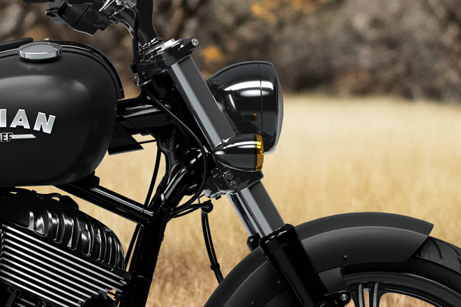 Indian Chief Dark Horse Front Suspension View