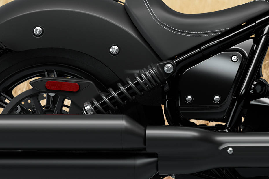 Indian Chief Dark Horse Rear Suspension View
