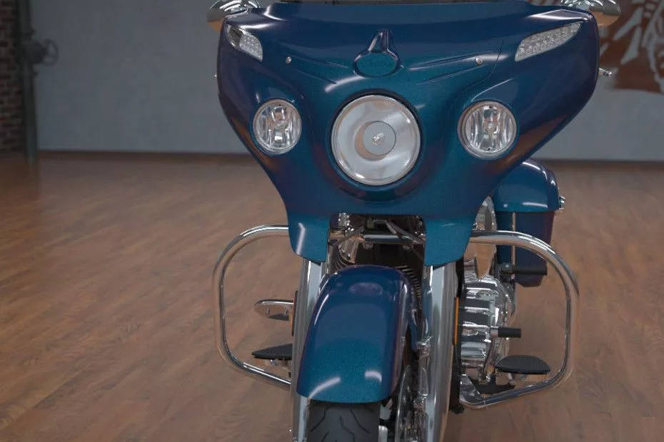 Indian Chieftain Limited Headlight View