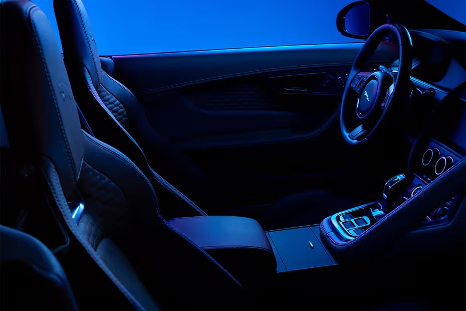 Jaguar F-Type Door View Of Driver Seat