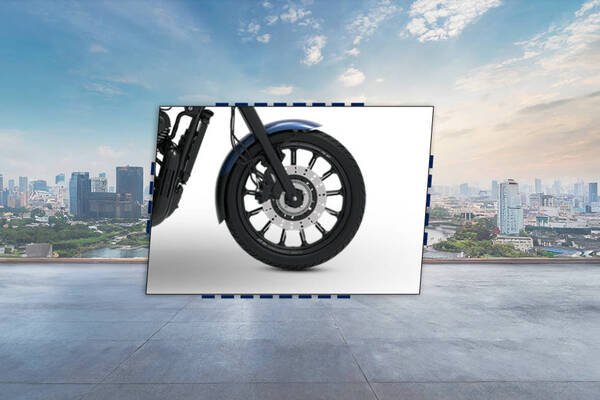 Jawa 42 Front Tyre View