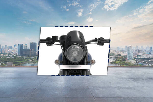 Jawa 42 Headlight View