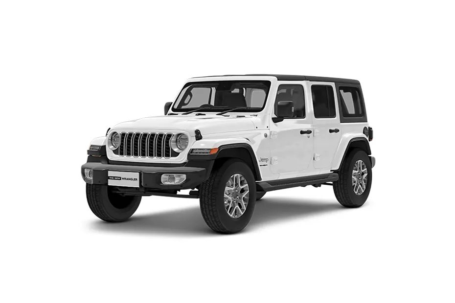 Jeep Wrangler Bright White With Black Roof
