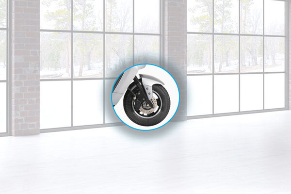 Joy e-bike Glob Front Suspension View