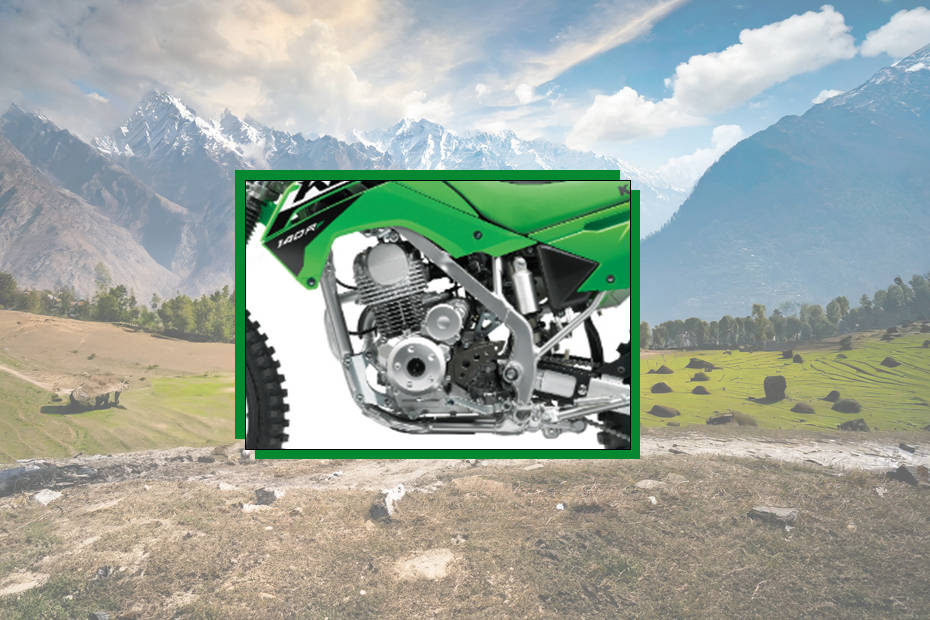 Kawasaki KLX 140R F Engine View