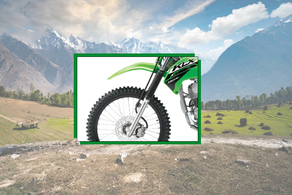 Kawasaki KLX 140R F Suspension View