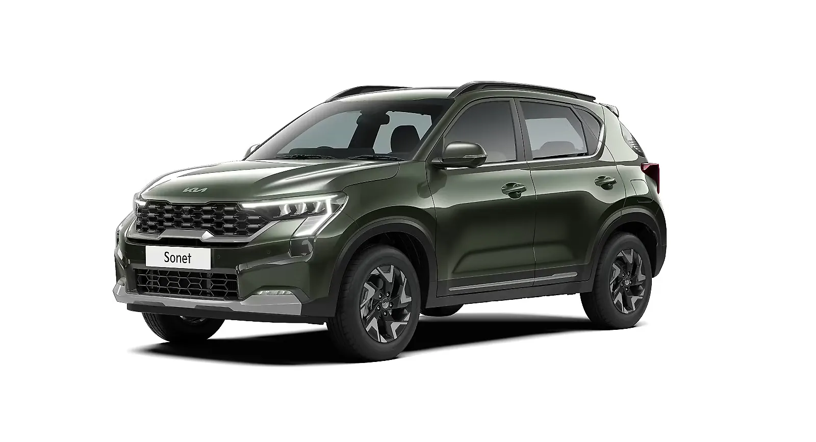 Kia Sonet Pewter Olive