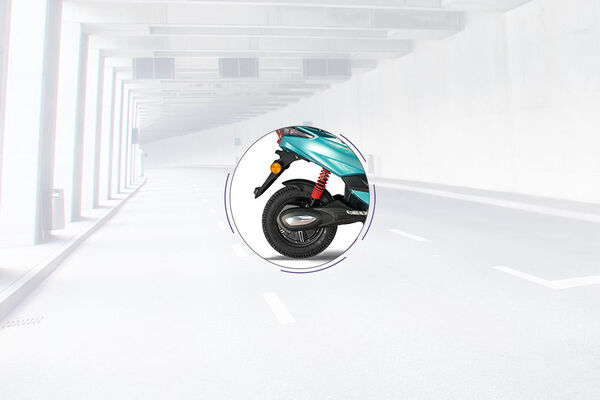 Kinetic Green Zoom Rear Tyre View