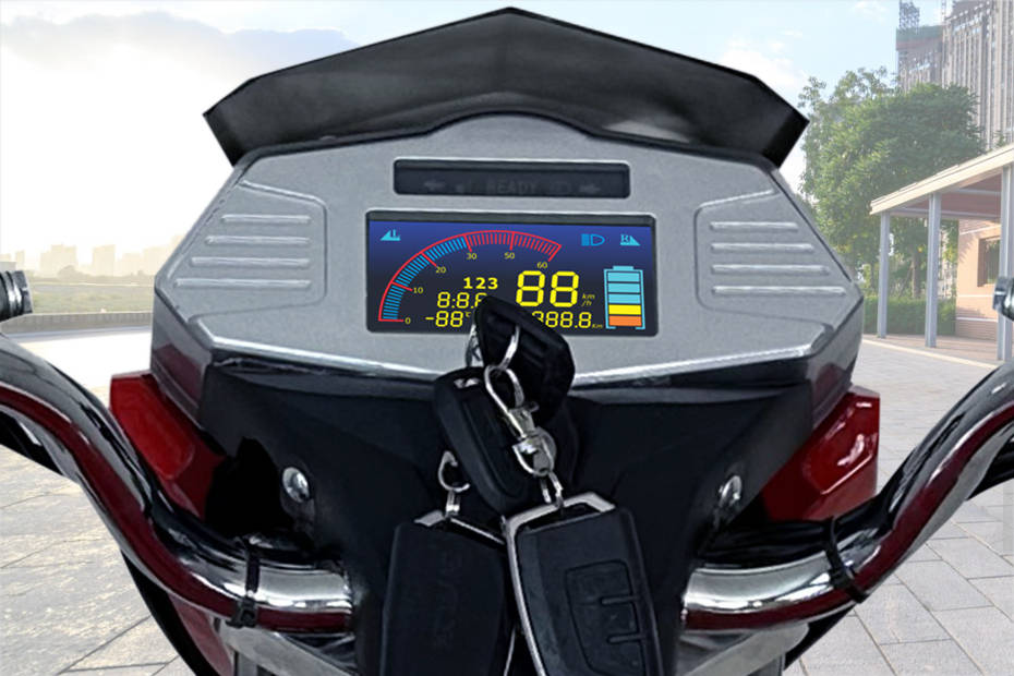 Komaki MX3 Speedometer View