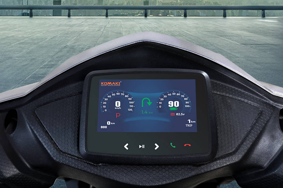 Komaki TN-95 Speedometer View