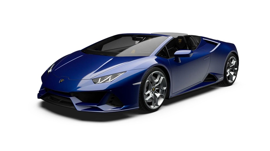 Lamborghini Huracan Evo Spyder Blu Sideris