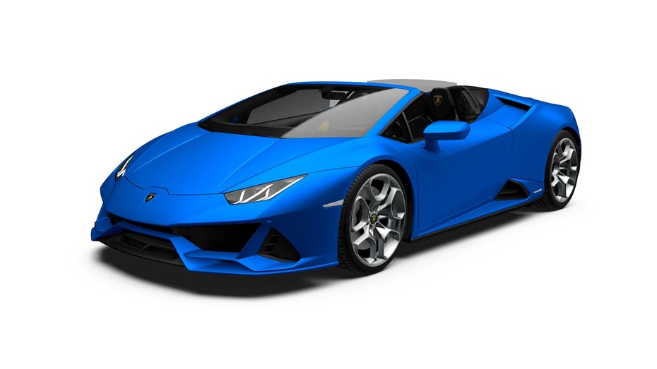 Lamborghini Huracan Evo Spyder Blue Glavco